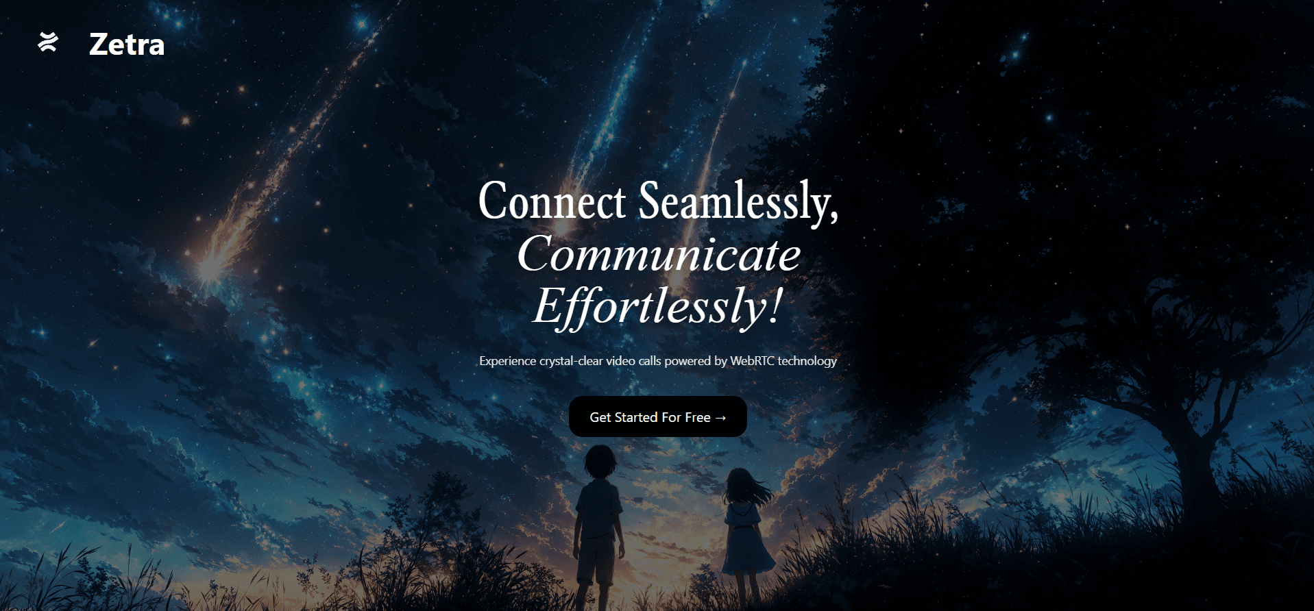 Zetra: Real-Time WebRTC Calling cover